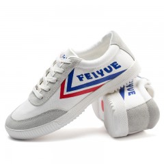 Feiyue/飞跃 新款运动休闲鞋 反绒皮拼接帆布鞋 潮流男鞋子