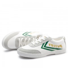 Feiyue/飞跃 新款运动休闲鞋 反绒皮拼接帆布鞋 潮流男鞋子