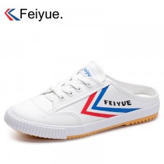 feiyue/飞跃 帆布半拖鞋无后跟懒人夏季新品布鞋中性男女款