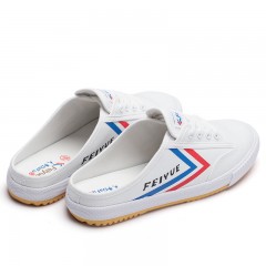 feiyue/飞跃 帆布半拖鞋无后跟懒人夏季新品布鞋中性男女款