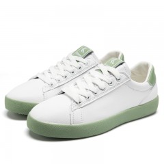 feiyue/飞跃 春季新款小白鞋女超纤皮休闲鞋韩版运动鞋板鞋