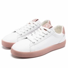 feiyue/飞跃 春季新款小白鞋女超纤皮休闲鞋韩版运动鞋板鞋