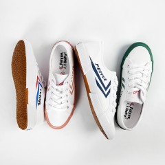 feiyue/飞跃 低帮男鞋春季新款平底帆布鞋基础款情侣小白鞋