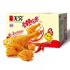无穷 爱辣鸡米花60g/袋鸡腿肉丁香辣零食鸡肉即食美味零食
