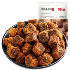 百草味 食品 零食小吃 原切牛肉粒50g