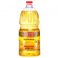 金龙鱼 食用植物调和浓香油1.8L/桶 大豆油花生油芝麻油炒菜油小瓶