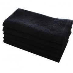 国产 加长黑色毛巾纯棉