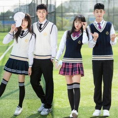 国产 校服套装韩版秋季英伦学院风班服 L码