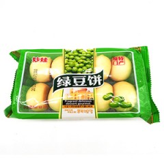 国产 妙娃 绿豆饼188g
