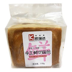 凯瑞达 手工鲜切面包110g