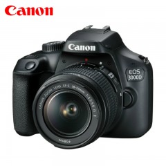 ★ 佳能/Canon 单反套机 CMOS图像感应器 约1800万像素 2.7英寸显示屏 EOS 3000D