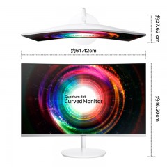 ★ 三星/Samsung  显示器 27英寸2K高分曲面 1800R曲率量子点技术 HDMI/DP双接口  C27H711QEC