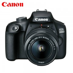 ★ 佳能/Canon 单反套机 CMOS图像感应器 约1800万像素 2.7英寸显示屏 EOS 3000D