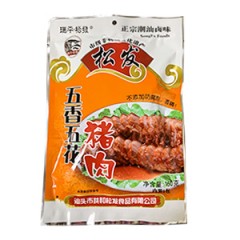 国产 松发 五香五花肉160g