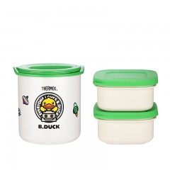 膳魔师 儿童保温饭盒 小黄鸭 绿色 DBQ-253F