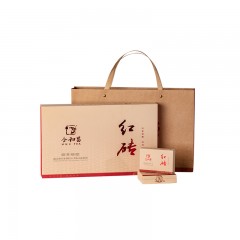 新品上市 合和昌红砖 普洱茶熟茶勐海古树茶迷你小砖茶礼盒装432g