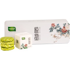 合和昌普洱茶 2016年欢乐茶醍惊蛰 四年陈醇香熟茶小片茶盒装96g