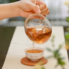 合和昌2014年合元 6年陈香普洱茶生茶357g七子饼茶 布朗古树茶叶