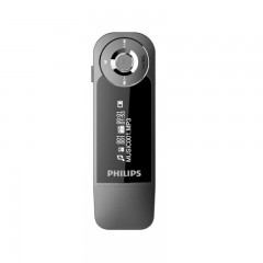 飞利浦 PHILIPS SA1208飞声音效8G发烧无损运动跑步MP3播放器FM灰色