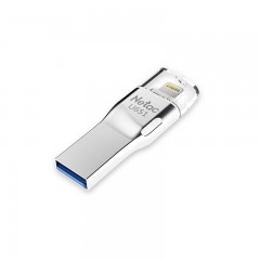 朗科 NETAC U651 U盘 64GB USB3.0 皓月银