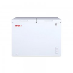 星星 XINGX 217升 家用冰柜 微霜系统 欧式直角 左冷冻右冷藏 双温双箱冰箱 BCD-217JNE