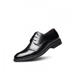 卡帝乐鳄鱼 CARTELO 2513 内增高款 低帮系带牛皮鞋 40 黑色