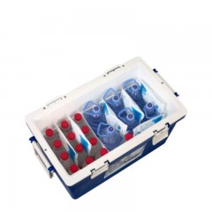 爱丽思 IRIS CL-45 车载无电冰箱 保温箱 冷藏箱 户外烧烤保鲜箱 蓝色 45升