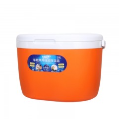 佑酷品胜 28L保温箱冷藏箱椭圆便携家用保温箱母乳保鲜箱血液医药保冷箱车载户外野餐烧烤钓鱼箱橙色