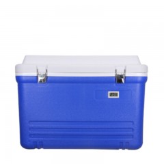 佑酷品胜 60升 带温度大保温箱 外卖药品冷藏箱 车载户外野餐烧烤钓鱼箱 可坐人蓝色