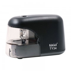 益而高 EAGLE TY34 电动削笔器 赠替换刀芯×1 黑色