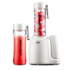 北美电器 ACA 家用榨汁机便携式料理机奶昔搅拌机婴儿辅食迷你全自动多功能果汁机AF-VP300 白色