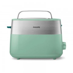 飞利浦 PHILIPS 多士炉吐司机全自动家用迷你烤面包机HD2519/60沙漠绿
