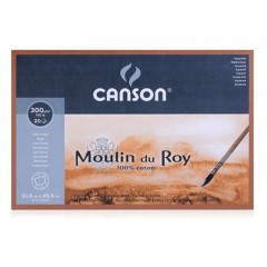 康颂 CANSON 莫朗水彩本300G全棉水彩纸四面封胶绘画纸305*455MM粗糙20张