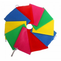 欧唛 OUMAI 3号彩旗 红黄蓝粉绿 5种颜色/共10面 110*70CM