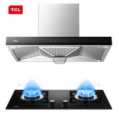 TCL 大风力 欧式抽油烟机灶具套装 天然气 3401TM+5401B