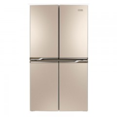 奥马 HOMA 403升变频十字对开门冰箱分储不串味双冻力制冷电脑控温节能静音金色BCD-403DH/B