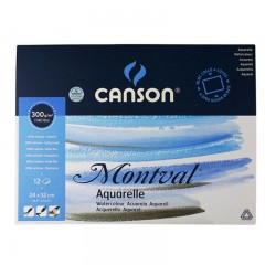 康颂 CANSON 梦法儿系列水彩本300G四面封胶水彩簿水彩纸240X320MM12张