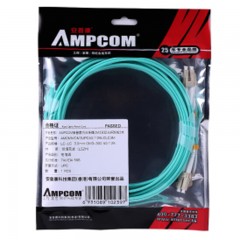 ☆安普康 AMPCOM LC(UPC)-LC(UPC)万兆多模双芯光纤跳线 3米