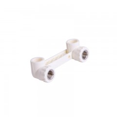 伟星 PPR20 连体内丝弯头20/4分*1/2 PPR水管配件水暖管件 白色 2个/袋