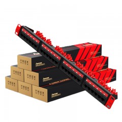 ☆安普康 AMPCOM 配线架24口超五类网络工程级50U镀金 AMCAT5E1924 2015款