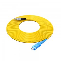 ☆胜为 SHENGWEI FSC-106 电信级光纤跳线 ST-SC单模单芯 收发器尾纤 3米