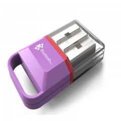 ☆胜为 SHENGWEI UDC-324D USB4.0蓝牙适配器/接收器 紫色 手机电脑耳机音频发射器/接收器 支持WIN8