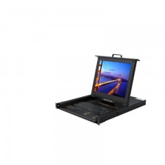 ☆胜为 SHENGWEI KS-1716LCD 17寸液晶屏KVM切换器（LCD四合一 16进1出机架型 PS2 USB混接