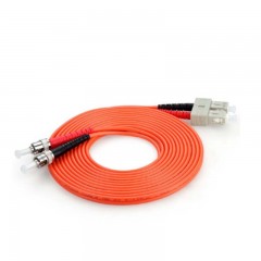 ☆胜为 SHENGWEI FTCB-1030 工程电信级光纤跳线 ST(UPC)-SC(UPC)多模双芯 3米