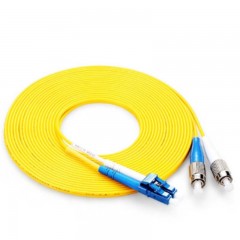 ☆胜为 SHENGWEI FLFA-1100 工程电信级光纤跳线 LC(UPC)-FC(UPC)单模双芯 10米
