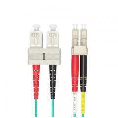 ☆胜为 SHENGWEI FLSO-1100 工程电信级万兆光纤跳线 10米 LC/UPC-SC/UPC OM3 多模双芯 尾纤 光模块专用