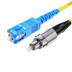 ☆胜为 SHENGWEI FSC-306 电信级光纤跳线 优质进口插芯 ST-SC单模单芯 收发器尾纤 5米