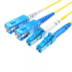 ☆胜为 SHENGWEI FSC-508 电信级光纤跳线 优质进口插芯 LC-SC单模双芯 收发器尾纤 10米