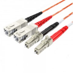 ☆胜为 SHENGWEI FMC-605 电信级光纤跳线 优质进口插芯 LC-SC多模双芯 收发器尾纤 10米