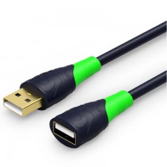 ☆胜为 SHENGWEI FUC-2050 USB延长线公对母 工程级阻燃 5米 USB2.0镀金双磁环数据延长线 U盘鼠标键盘延长线